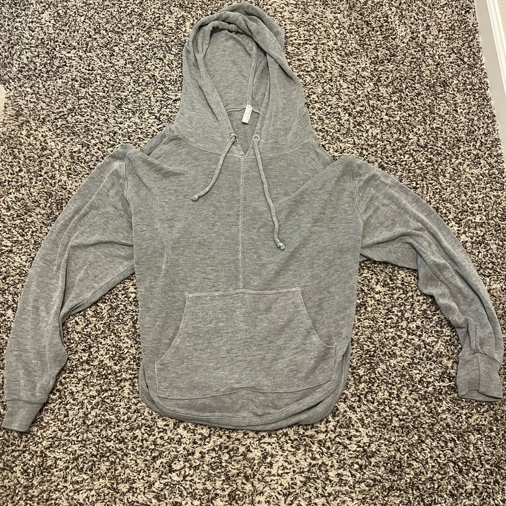 Free People Back Into It Cutout Hoodie